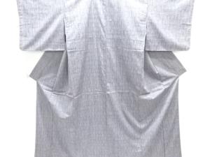 アンティーク　手織り節紬着物